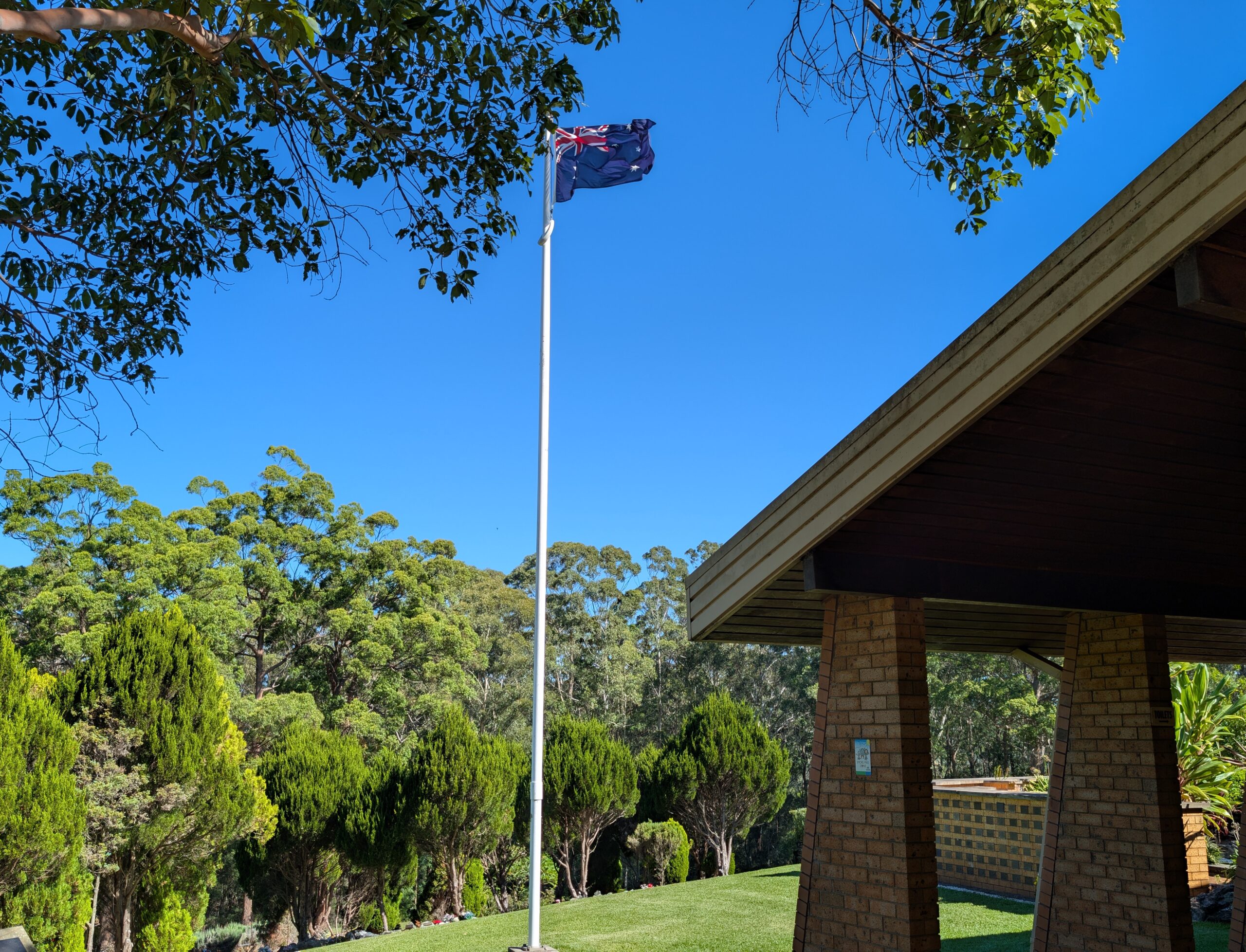 Flag at Chapel