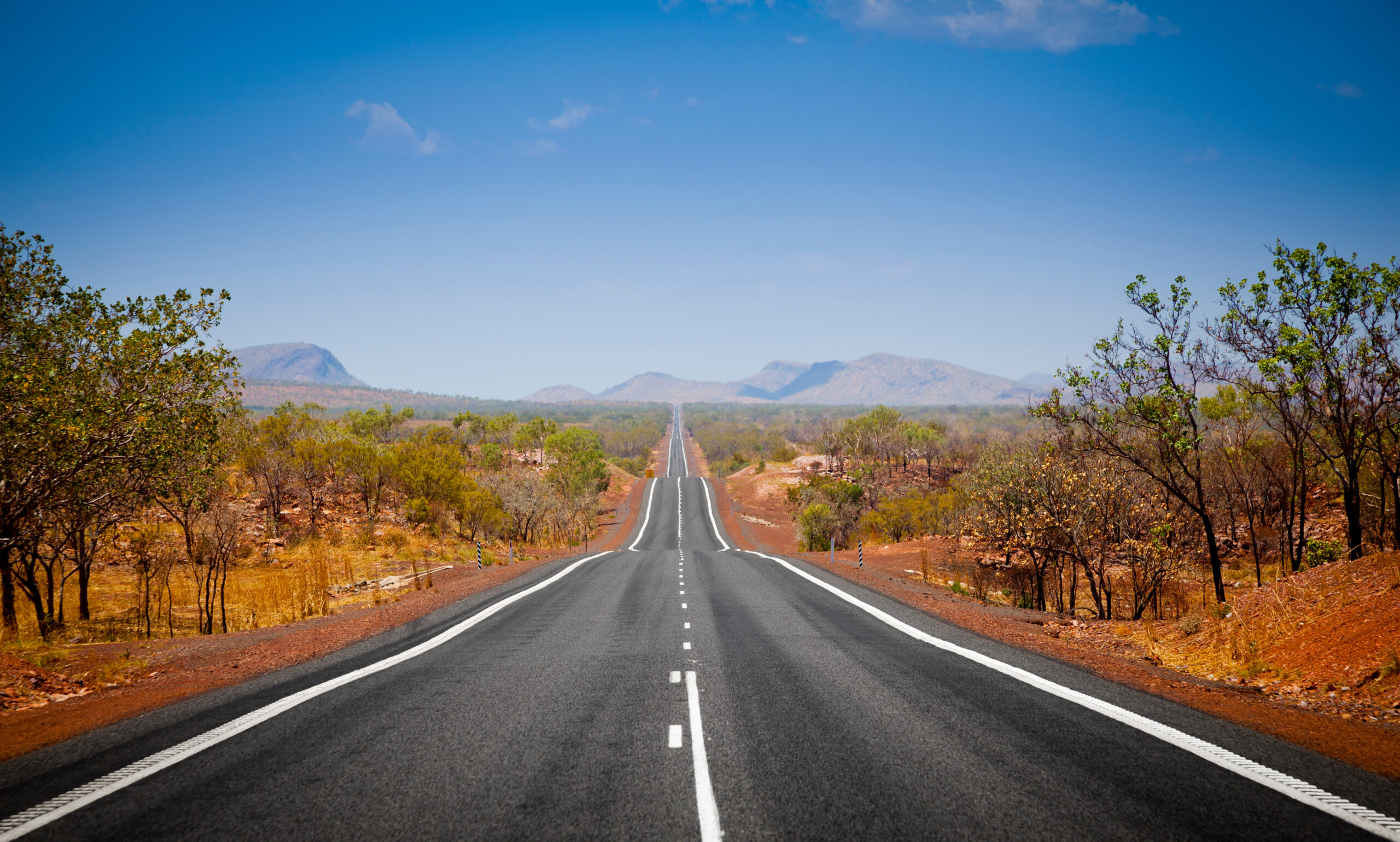 A road disappearing into the distance.
